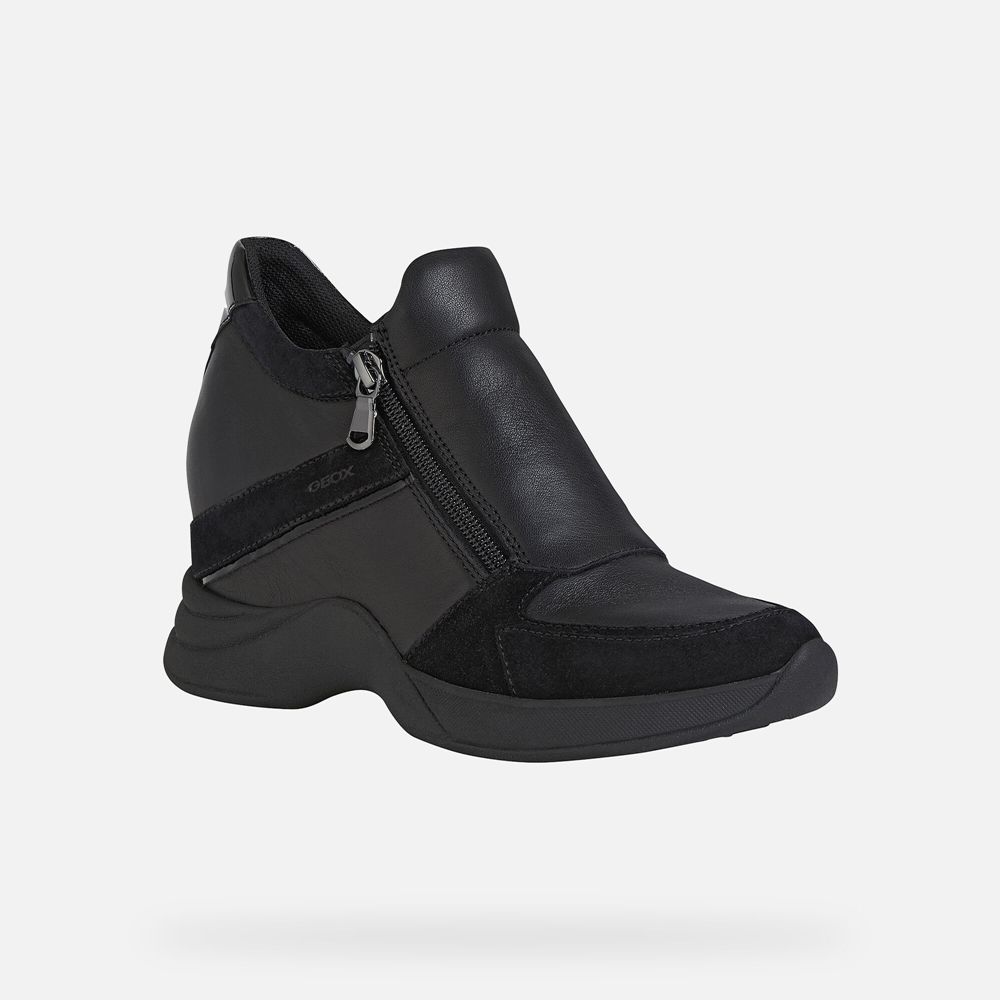 Geox Bayan Spor Ayakkabı Siyah - Armonica - AOL-207945